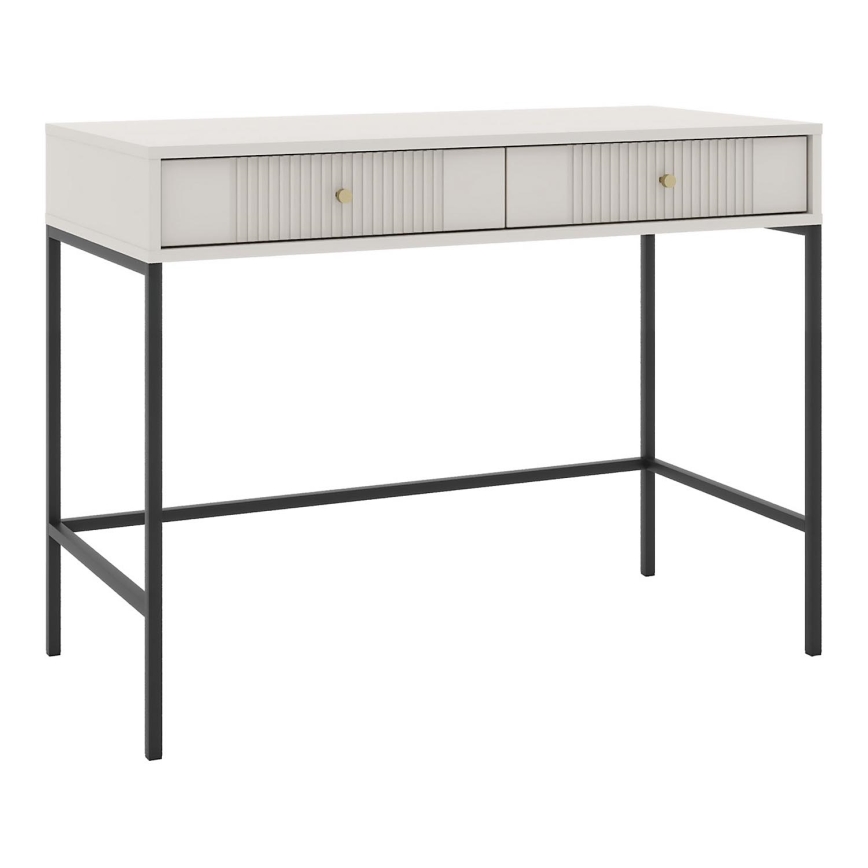 Sminkbord LUE beige/svart