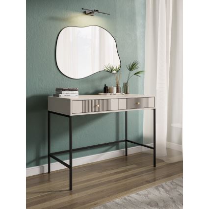 Sminkbord LUE beige/svart