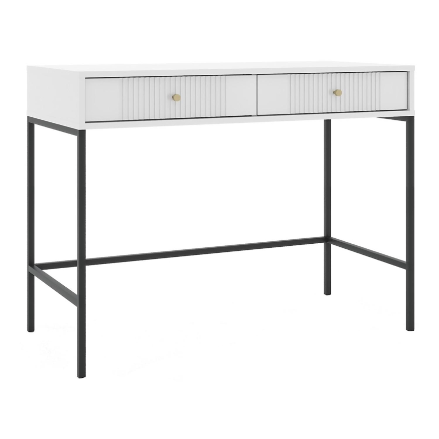 Sminkbord LUE vit/svart