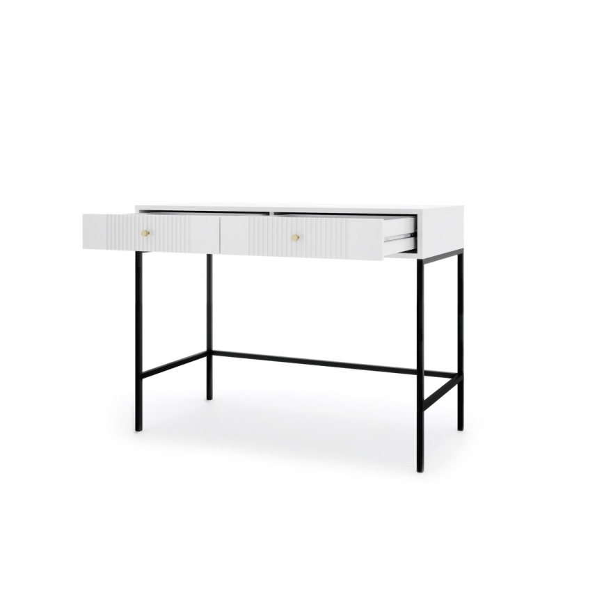 Sminkbord LUE vit/svart