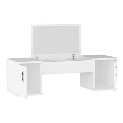 Sminkbord MERCAN 39x100 cm vit