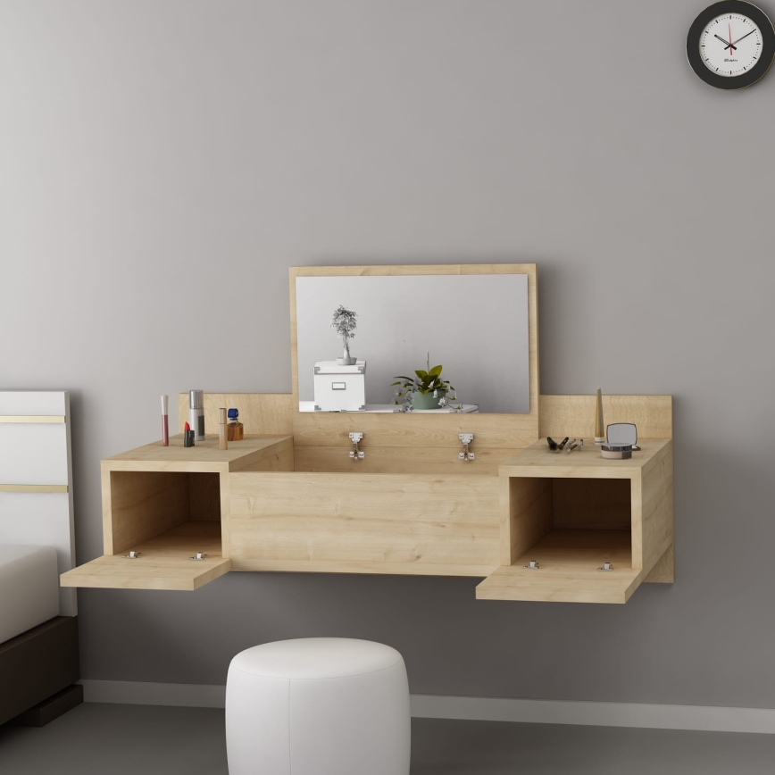 Sminkbord ZAKKUM 33x100 cm beige