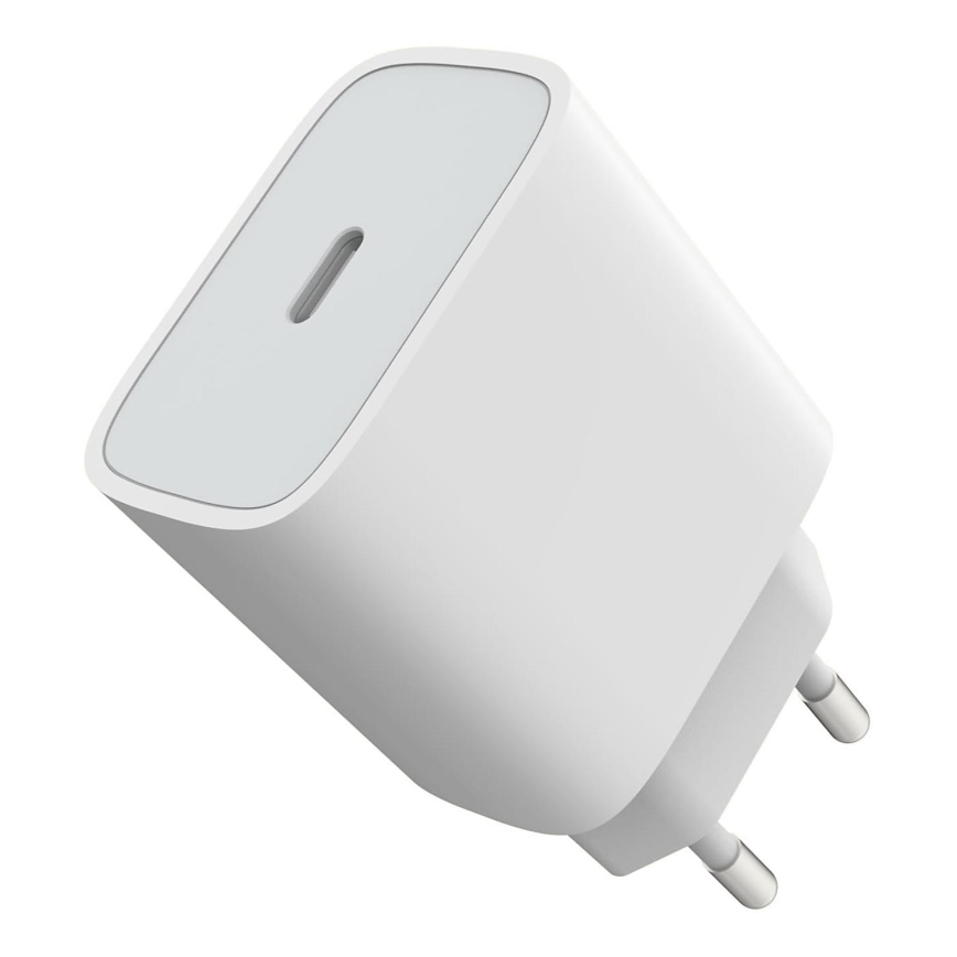 Snabbladdningsadapter Power Delivery 20W USB-C vit