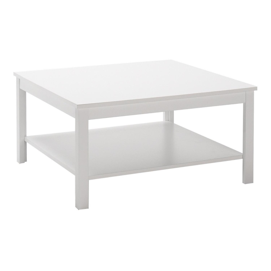 Soffbord 40x80 cm vit