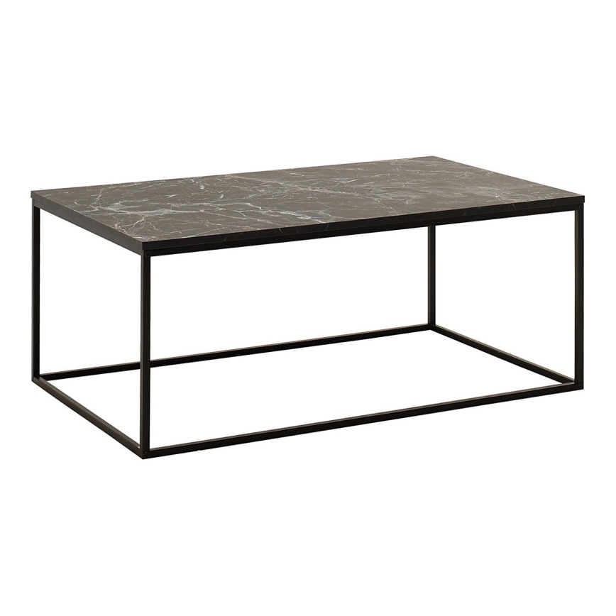 Soffbord 42x100 cm svart