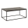 Soffbord 42x100 cm svart