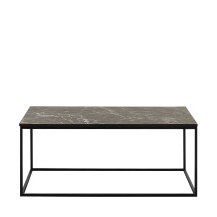 Soffbord 42x100 cm svart