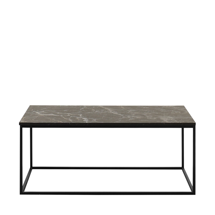 Soffbord 42x100 cm svart