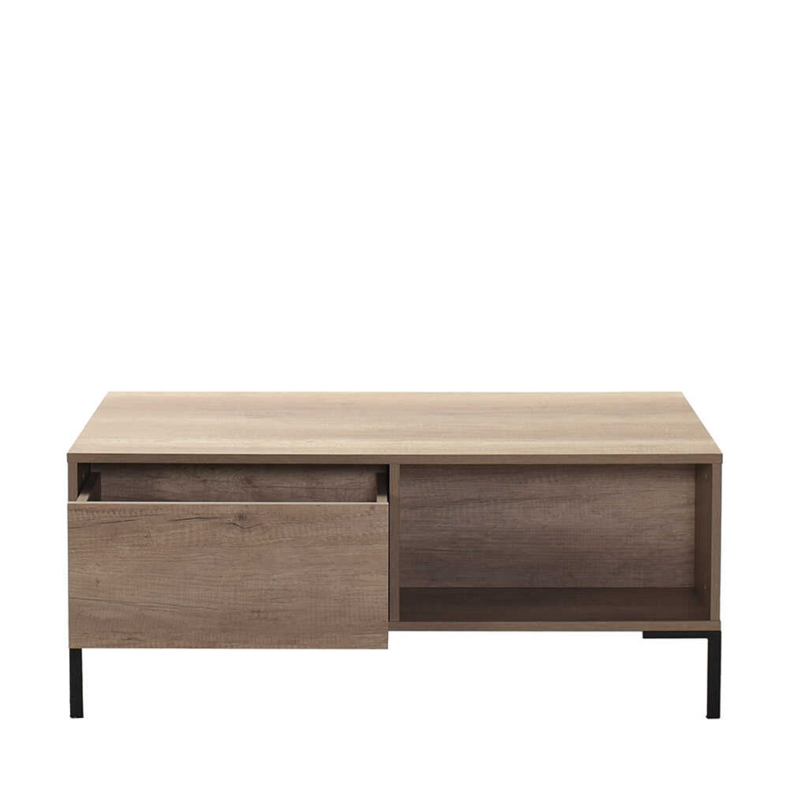 Soffbord 42x103 cm brun