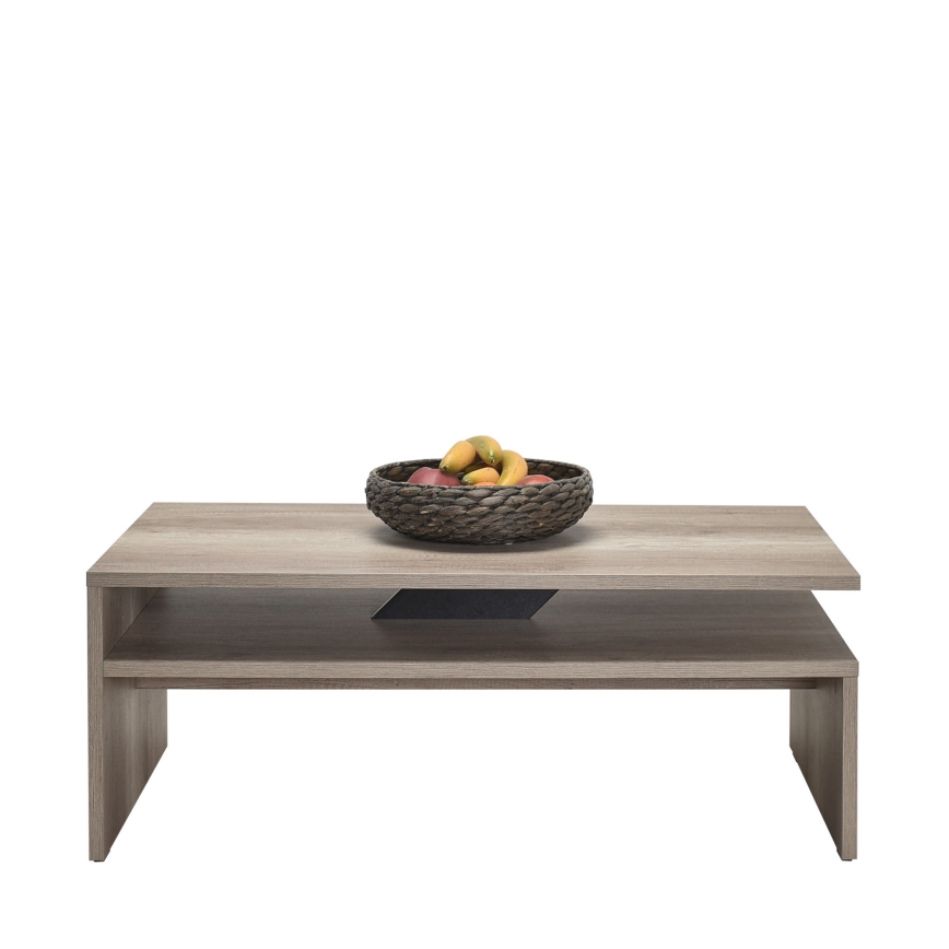 Soffbord 42x110 cm brun