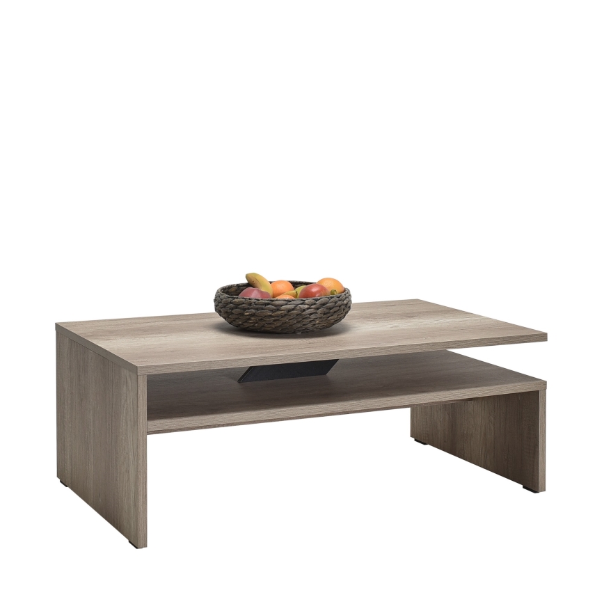 Soffbord 42x110 cm brun
