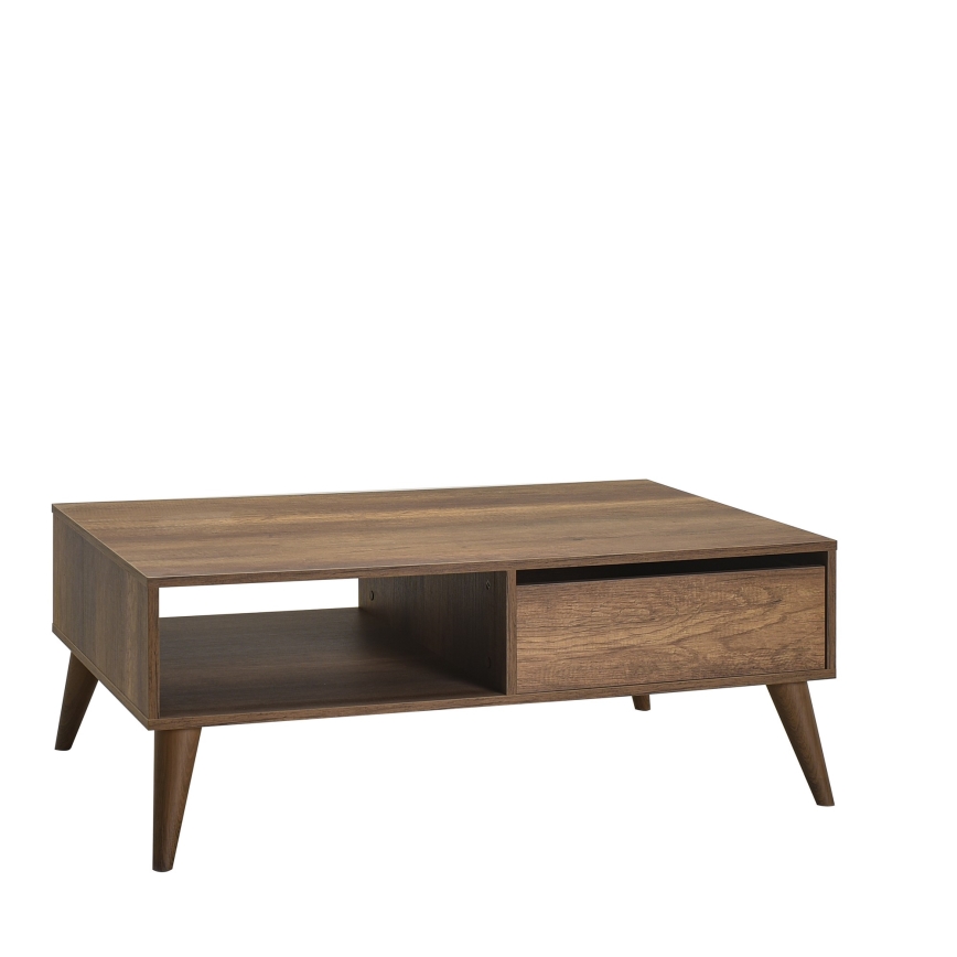 Soffbord 42x110 cm brun
