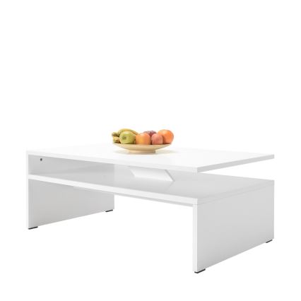 Soffbord 42x110 cm vit