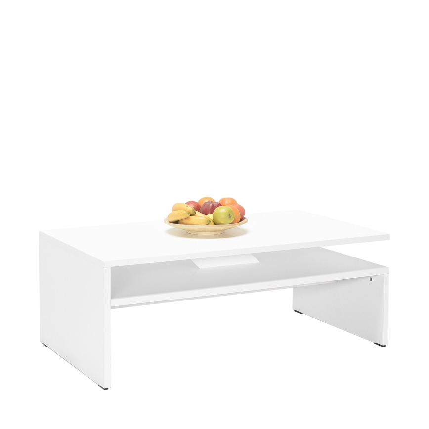 Soffbord 42x110 cm vit
