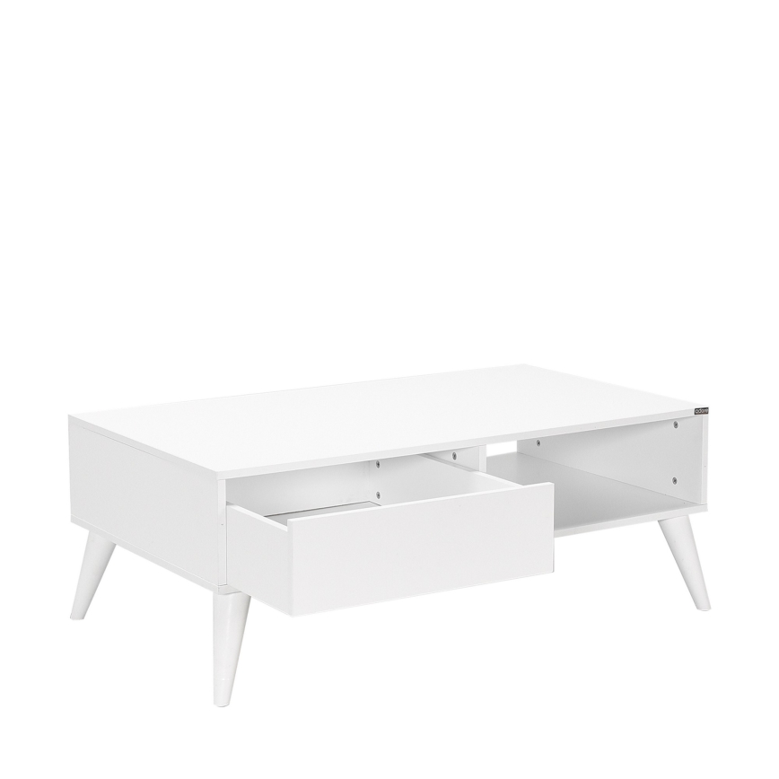 Soffbord 42x110 cm vit