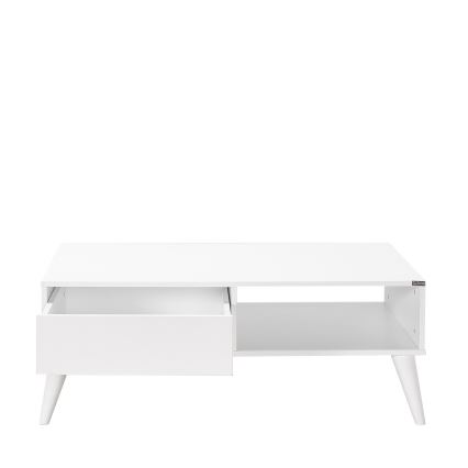 Soffbord 42x110 cm vit
