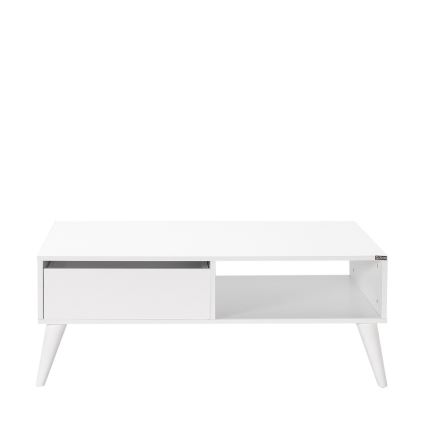 Soffbord 42x110 cm vit
