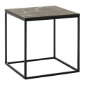 Soffbord 52x50 cm svart