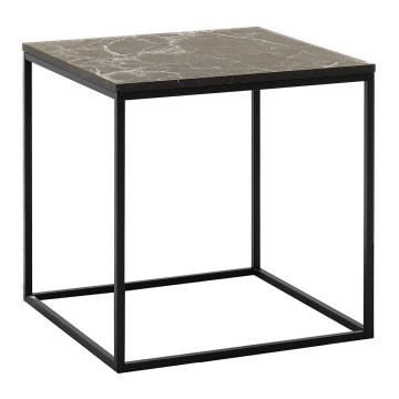 Soffbord 52x50 cm svart
