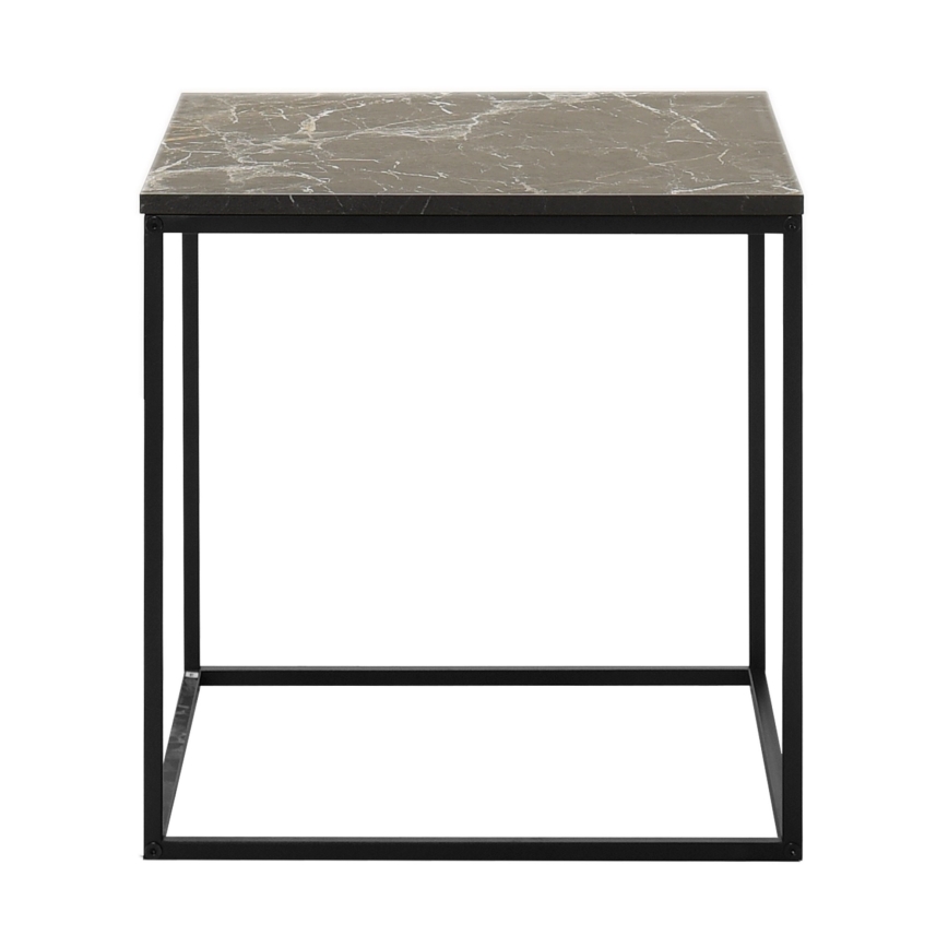Soffbord 52x50 cm svart