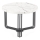 Soffbord ANTICA 41x55 cm svart/marmordekor