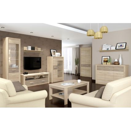 Soffbord ARNIKA 57x103 cm brun