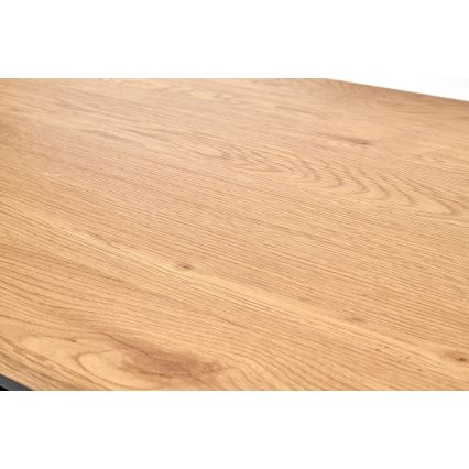 Soffbord ARTIGA 45x105 cm svart/beige