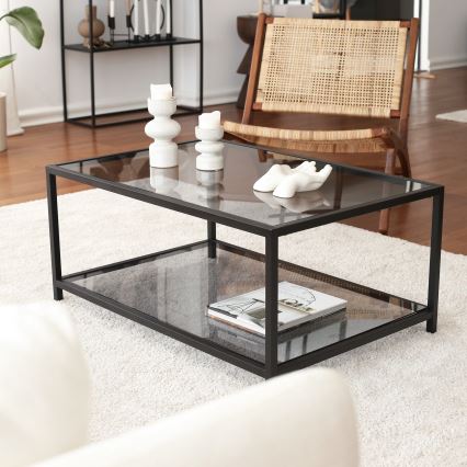 Soffbord ASTROSEHPA 40x90 cm svart