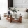 Soffbord BABYLON 40x105 cm brun/genomskinlig