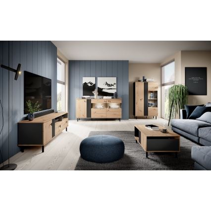 Soffbord BADIA ek/antracit