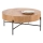 Soffbord BROOKLYN 37x80 cm naturlig ek/svart