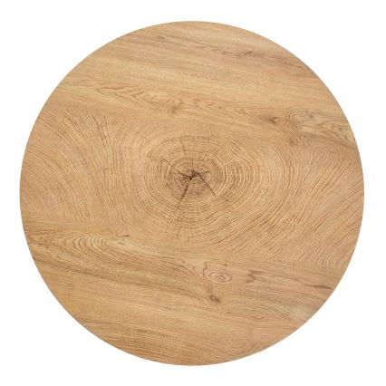 Soffbord BROOKLYN 37x80 cm naturlig ek/svart