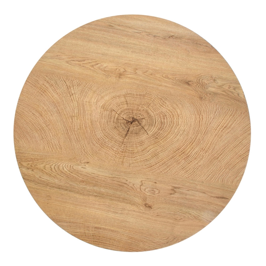 Soffbord BROOKLYN 37x80 cm naturlig ek/svart