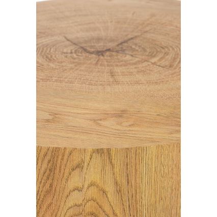 Soffbord BROOKLYN 45x45 cm svart/beige