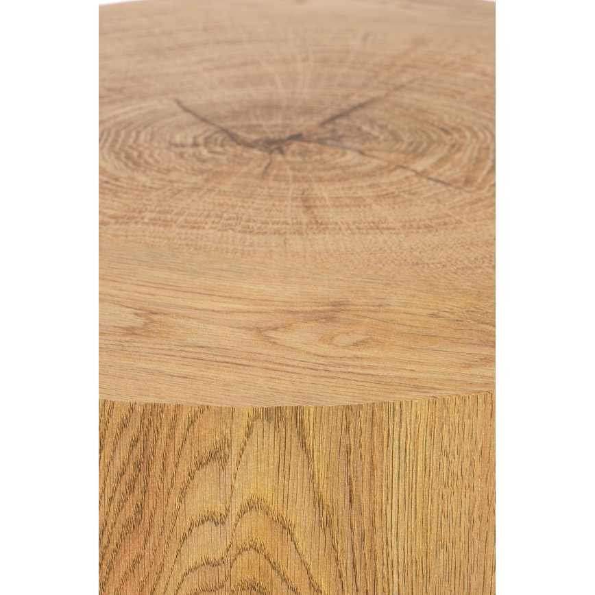 Soffbord BROOKLYN 45x45 cm svart/beige
