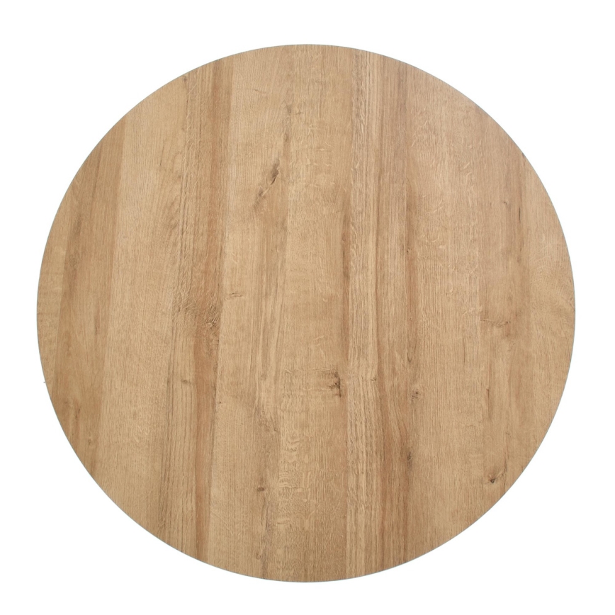 Soffbord CAMILA 41x80 cm gyllene ek/svart