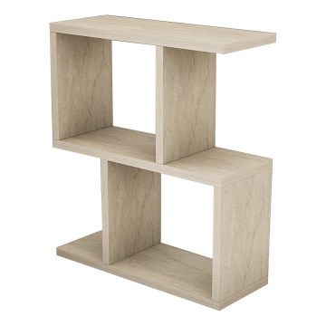 Soffbord CROS, marmorlook, beige