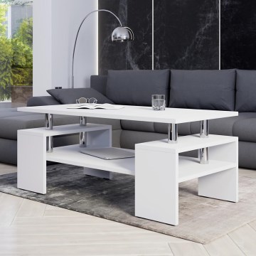 Soffbord CUBE 50x110 cm vit