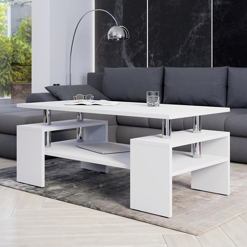 Soffbord CUBE 50x110 cm vit