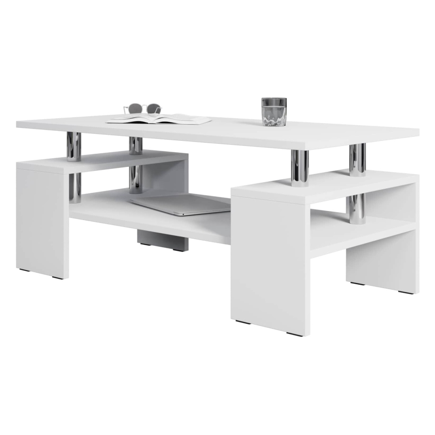 Soffbord CUBE 50x110 cm vit