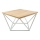 Soffbord CURVED 60x60 cm vit/beige