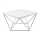 Soffbord CURVED 60x60 cm vit