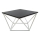 Soffbord CURVED 60x60 cm vit/svart