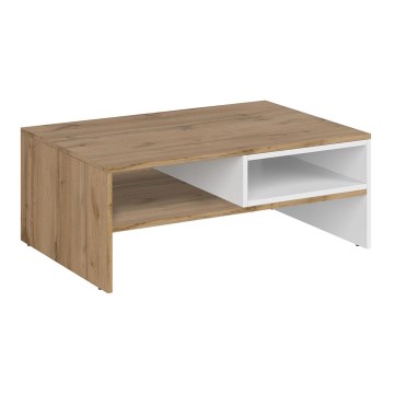 Soffbord DAMINO 35,5x90 cm brun/vit