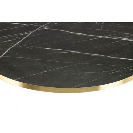 Soffbord DIAMOND 40x70 cm guld/svart/vit