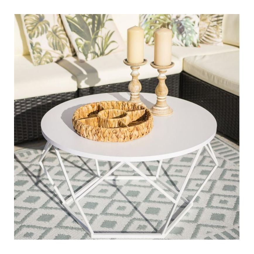 Soffbord DIAMOND 40x70 cm vit