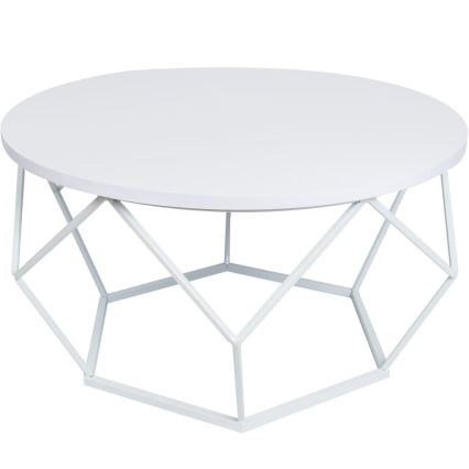 Soffbord DIAMOND 40x70 cm vit