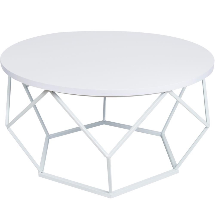 Soffbord DIAMOND 40x70 cm vit