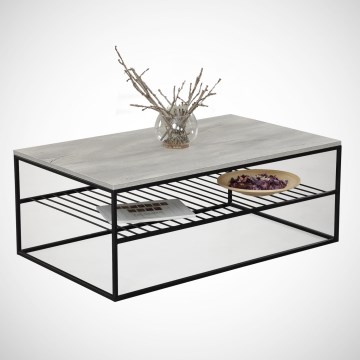 Soffbord ETNA 43x95 cm grå
