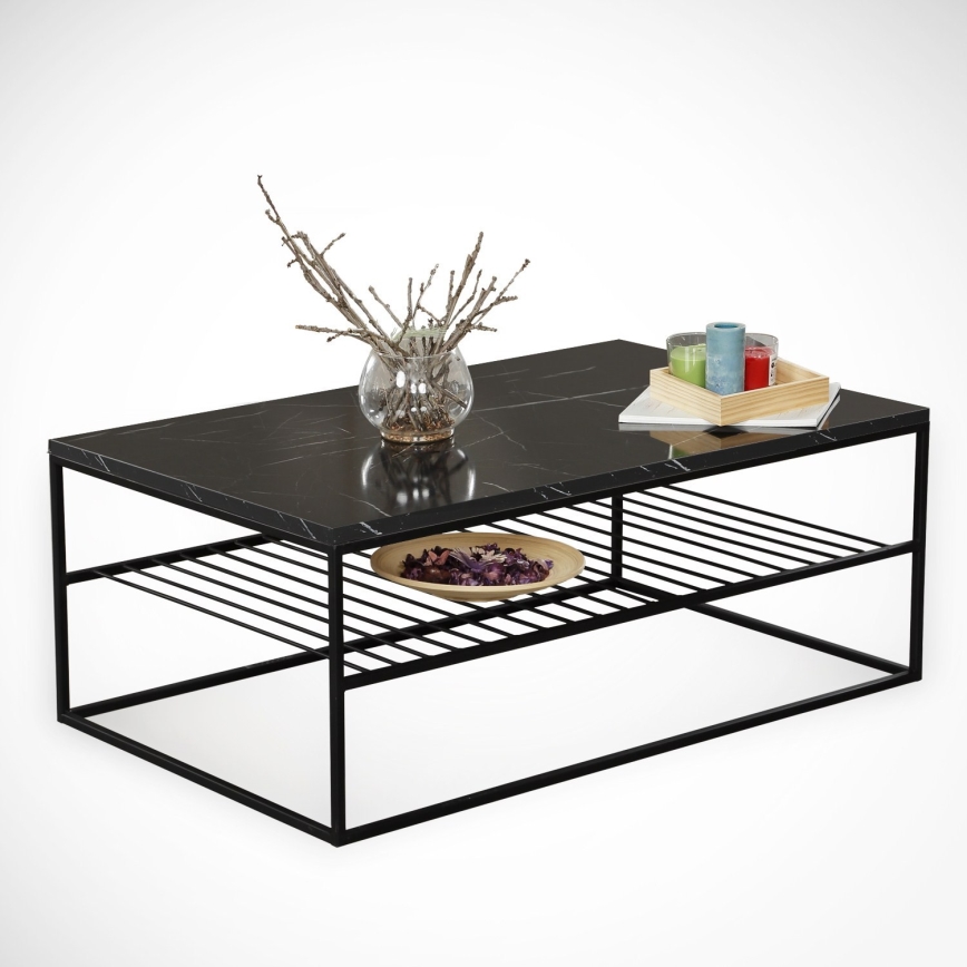 Soffbord ETNA 43x95 cm svart